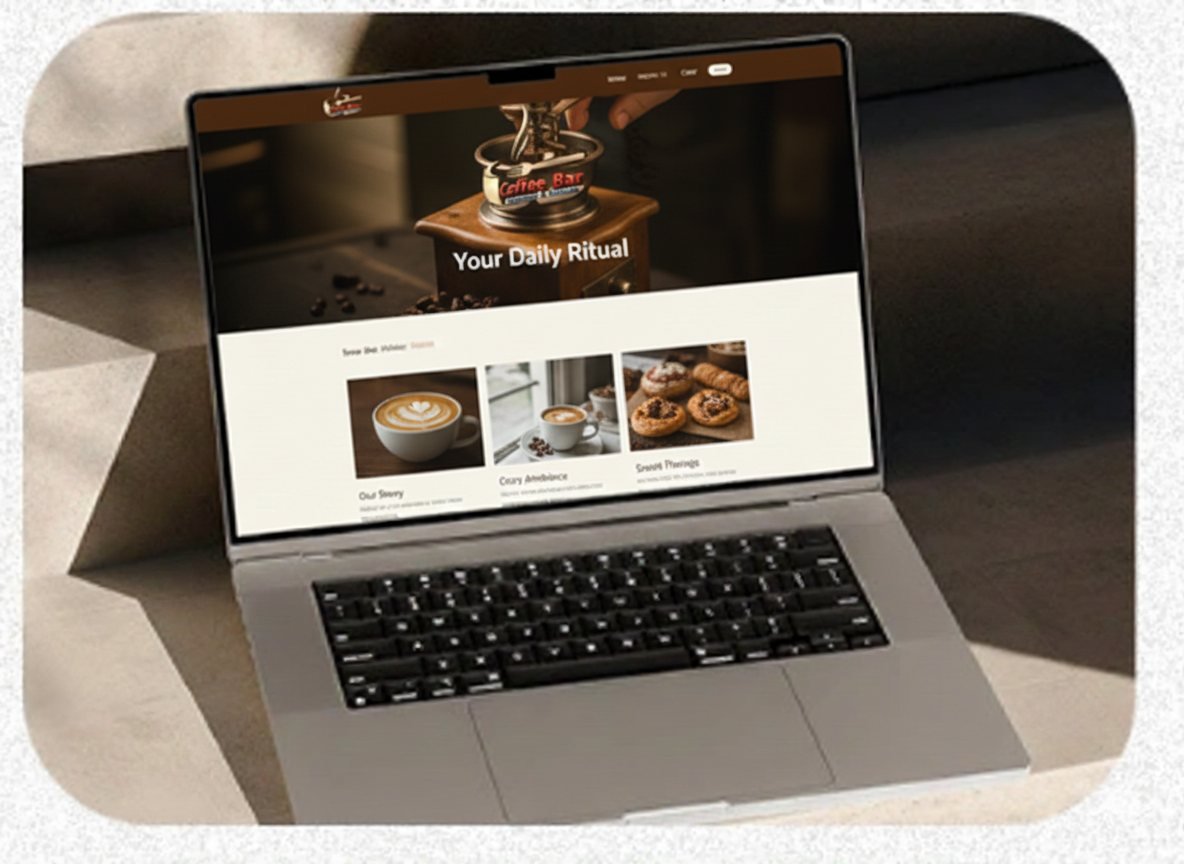 Coffee Bar website concept