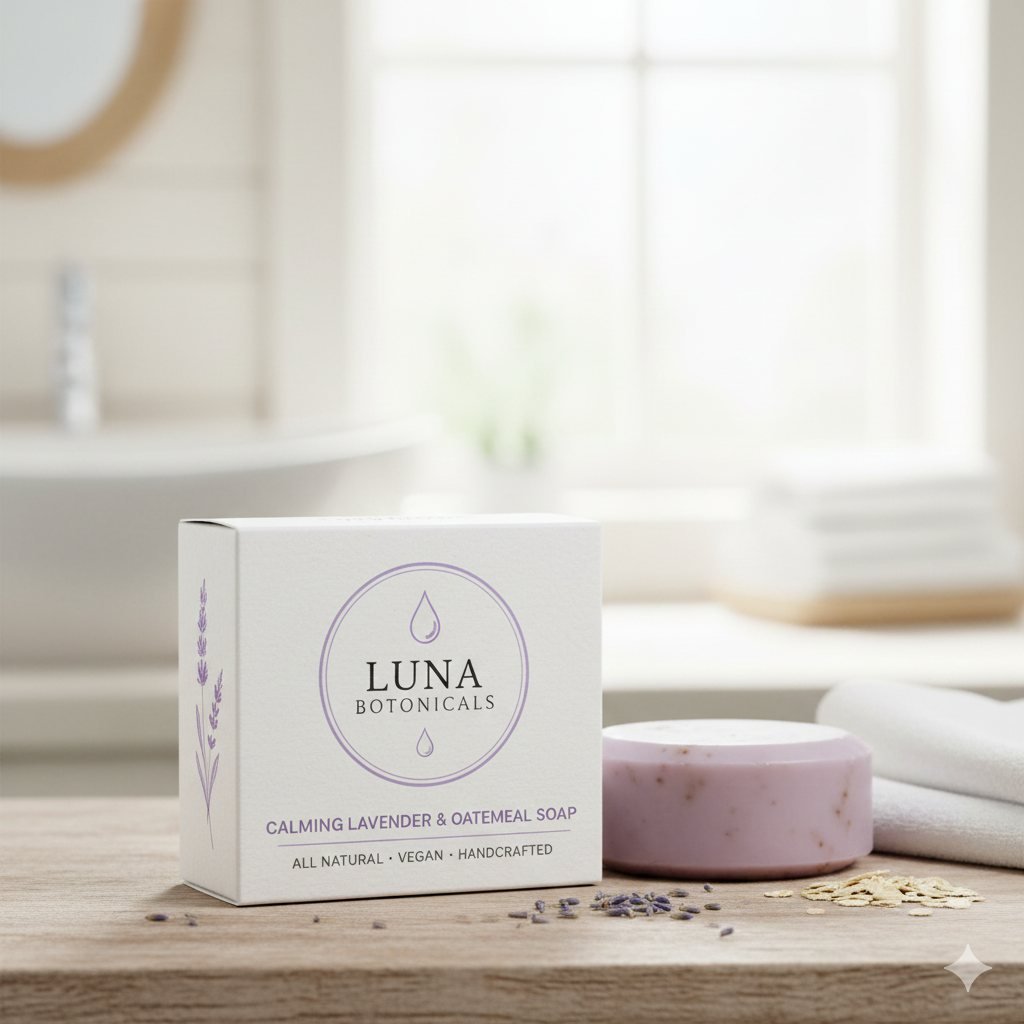 Luna Botanicals soap box