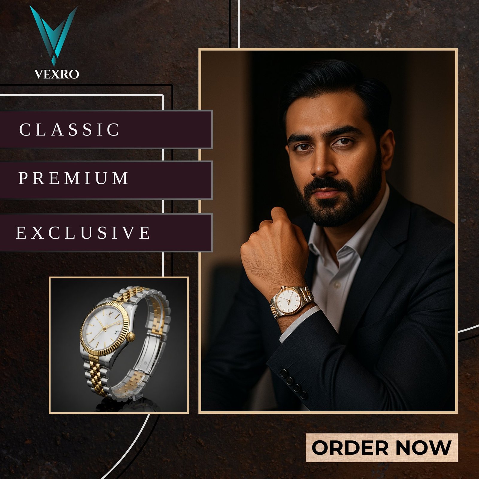 Vexro watch brand lifestyle shot