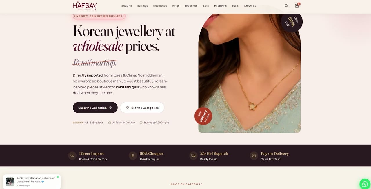 HAFSAY website poster