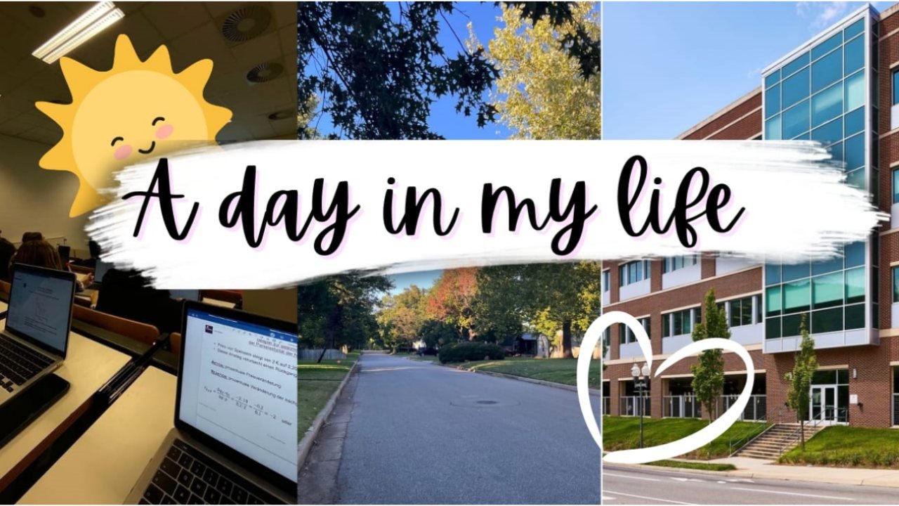 Day in my life vlog thumbnail