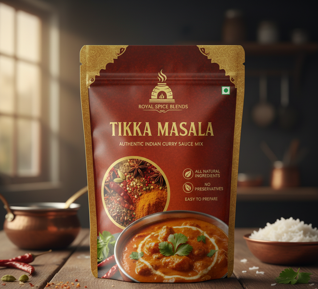Tikka Masala Packaging